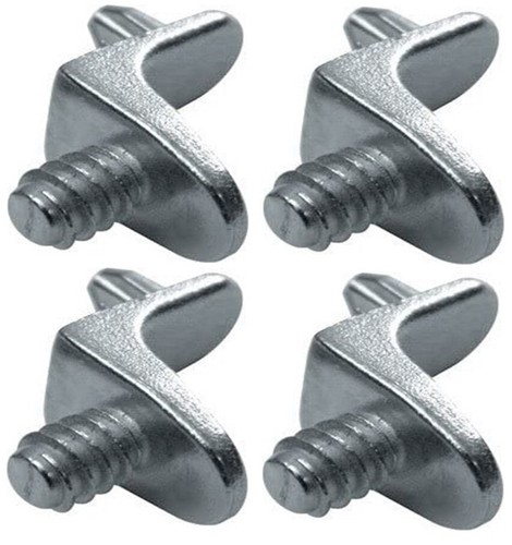 Small metal shelf bracket - x,