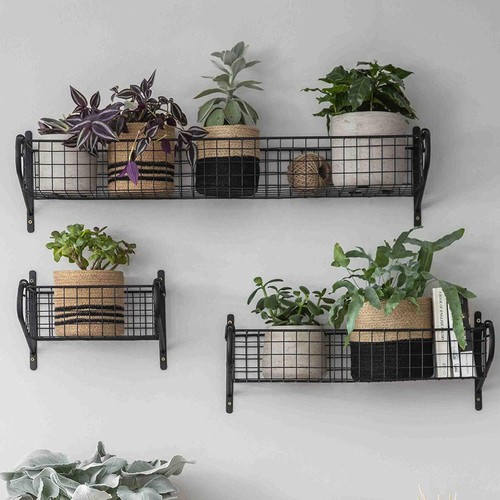 Indoor steel basket shelves - indoor,
