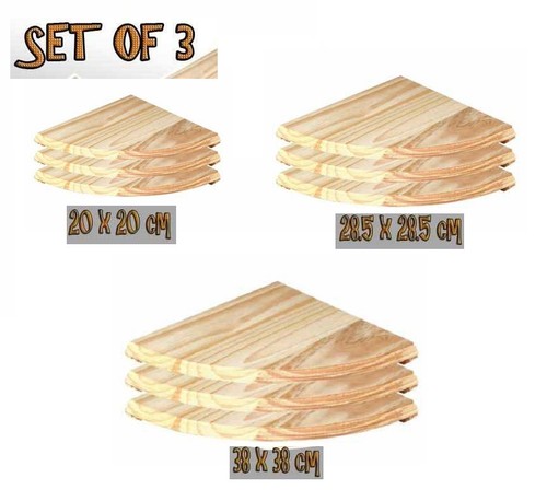 Set natural wood corner - wood,