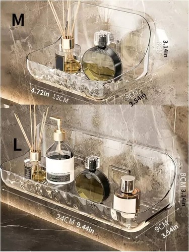 Drill shower caddy shelf - no,