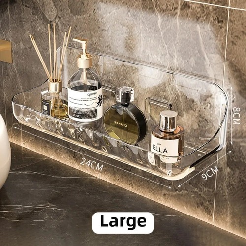 Acrylic bathroom shelf - bathroom, no
