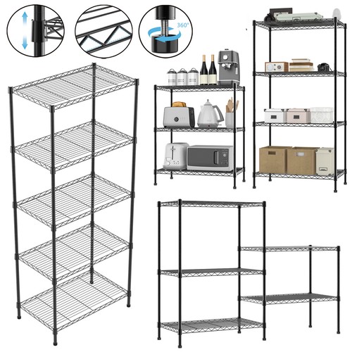 Wire shelving rack tier - rack, 5/4